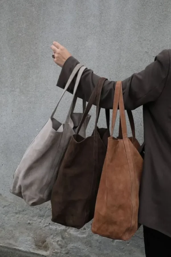 Suede Eden Bag - Brown | BeckSöndergaard Cheap